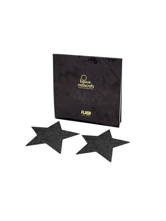 BIJOUX - CAPPUCCI PER CAPEZZOLI INDISCRETI BLACK STAR FLASH