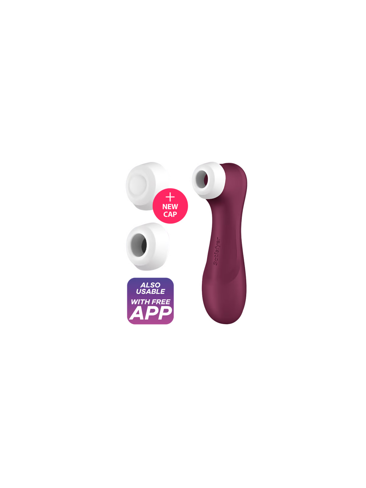 SATISFYER - PRO 2 GENERACIÓN 3 WINE ROSSO BLUETOOTH E APP