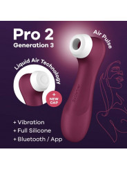 SATISFYER - PRO 2 GENERACIÓN 3 WINE ROSSO BLUETOOTH E APP