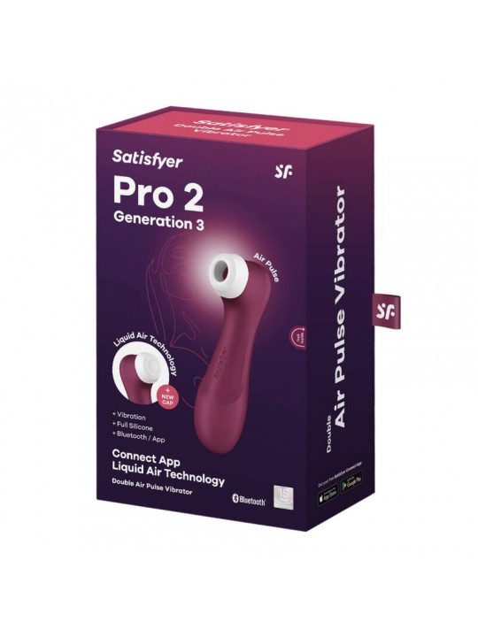 SATISFYER - PRO 2 GENERACIÓN 3 WINE ROSSO BLUETOOTH E APP