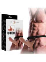 INTENSE - IMBRACATURA CAVA CON DILDO IN SILICONE 16 X 3,5 CM