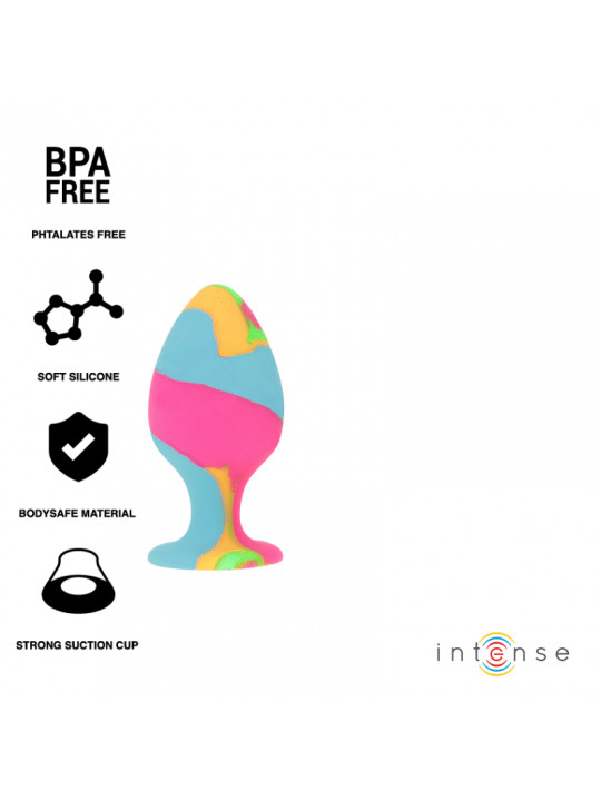 INTENSE - SET DI TAPPI IN SILICONE MULTICOLORE