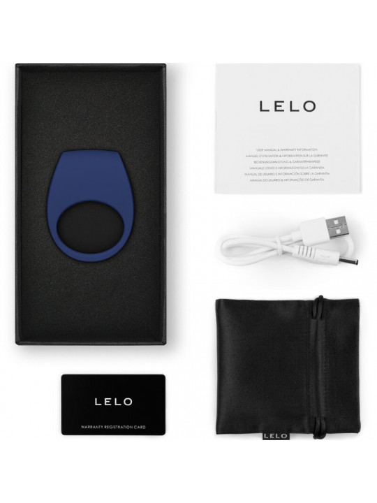 LELO - ANELLO VIBRATORE BLU TOR 3