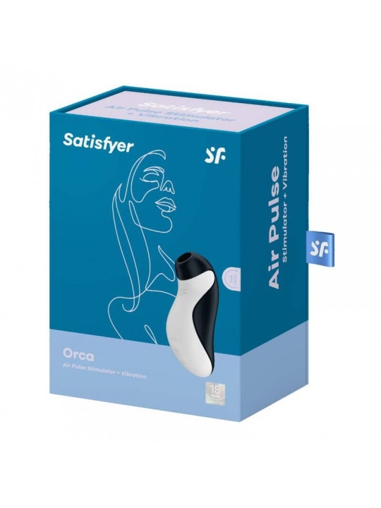 SATISFYER - STIMOLATORE ORCA AIR PULSE + VIBRAZIONE