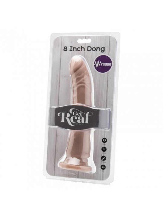 GET REAL - PELLE VIBRANTE DONG 20,5 CM