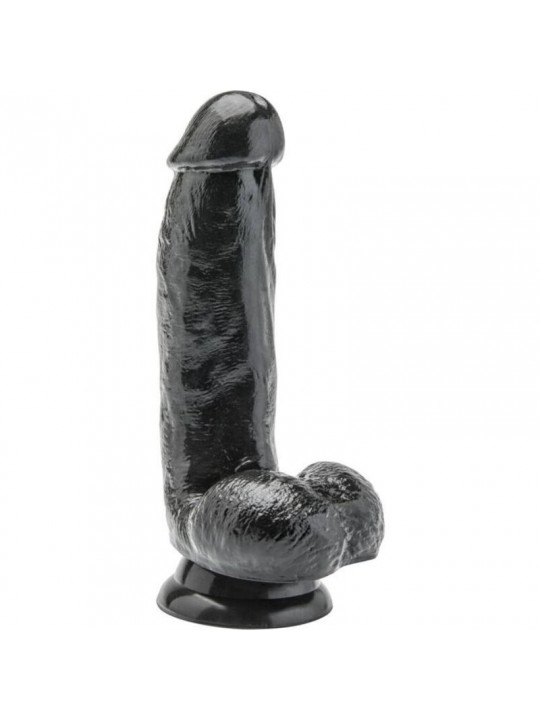 GET REAL - DILDO 12 CM CON SFERE NERO