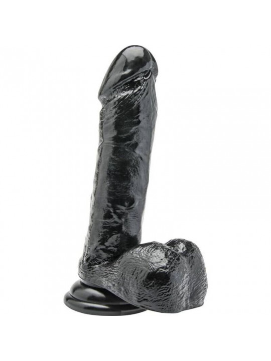 GET REAL - DILDO 18 CM CON SFERE NERO