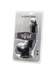 GET REAL - DILDO 20,5 CM CON SFERE NERO