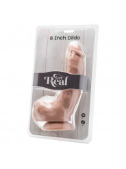 GET REAL - DILDO 20,5 CM CON PALLE DI PELLE