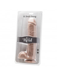 GET REAL - DILDO 28 CM CON PALLE DI PELLE