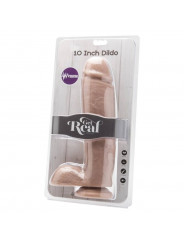 GET REAL - DILDO 25,5 CM CON VIBRATORE PER SFERE