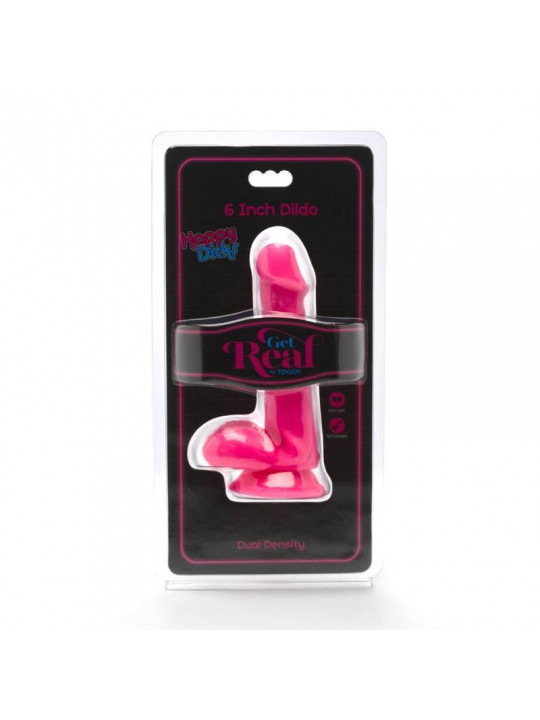 GET REAL - HAPPY DICKS DILDO 12 CM SFERE ROSA