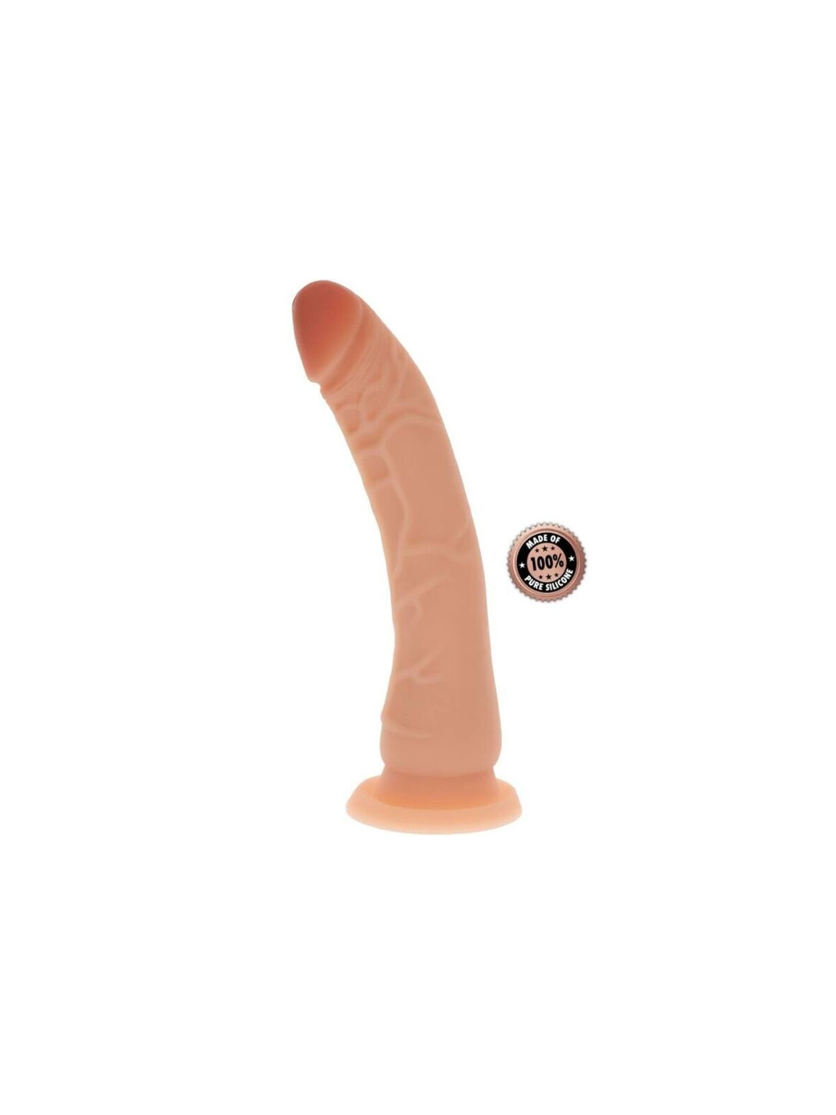 GET REAL - DONG IN SILICONE 21 CM PELLE