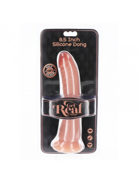 GET REAL - DONG IN SILICONE 21 CM PELLE