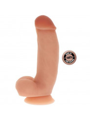 GET REAL - DILDO IN SILICONE 18 CM CON PALLE IN PELLE