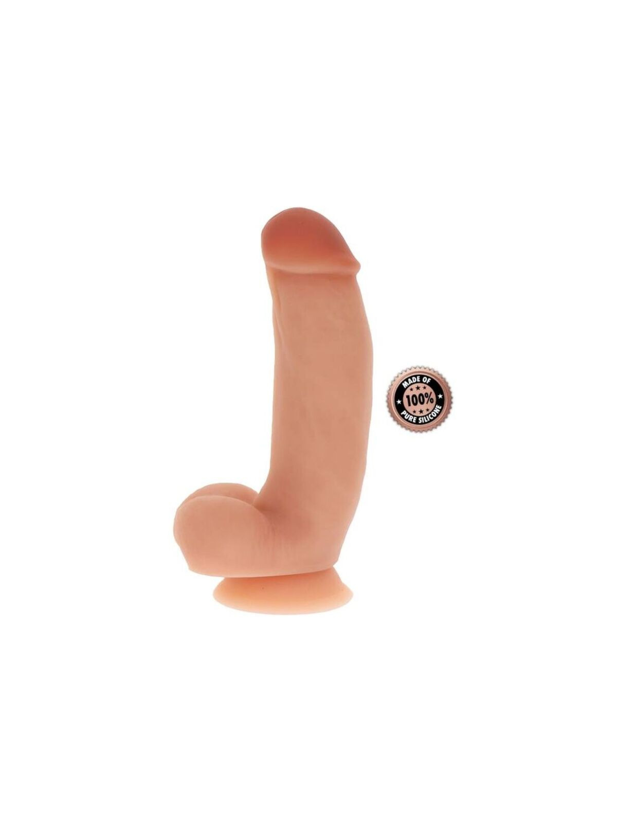 GET REAL - DILDO IN SILICONE 18 CM CON PALLE IN PELLE