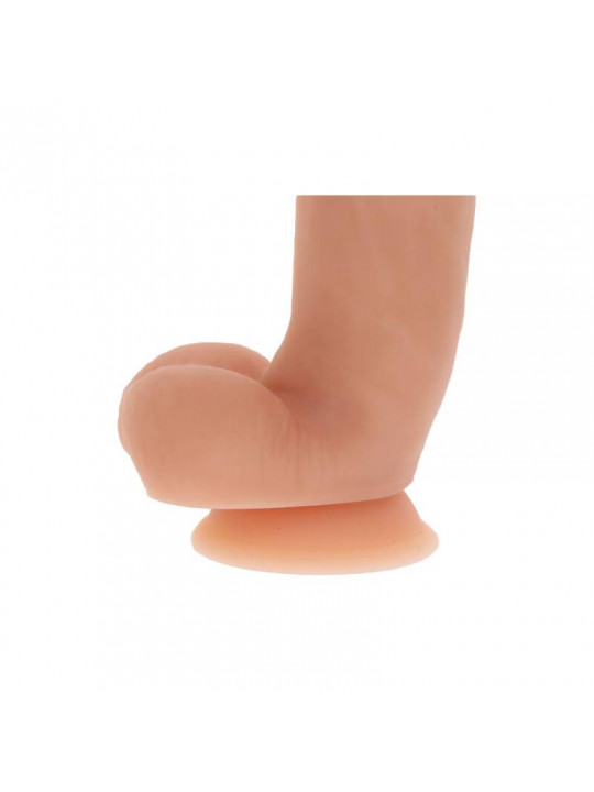 GET REAL - DILDO IN SILICONE 18 CM CON PALLE IN PELLE