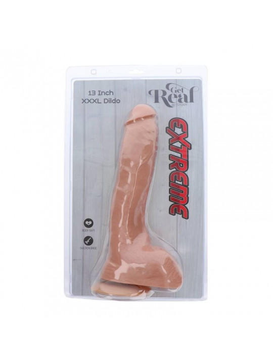 GET REAL - DILDO XXXL ESTREMO 34 CM PELLE