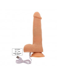 GET REAL - PELLE DILDO VIBRANTE CON PERLINE ROTANTI