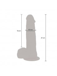 GET REAL - PELLE DILDO VIBRANTE CON PERLINE ROTANTI