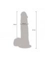 GET REAL - PELLE DILDO VIBRANTE CON PERLINE ROTANTI