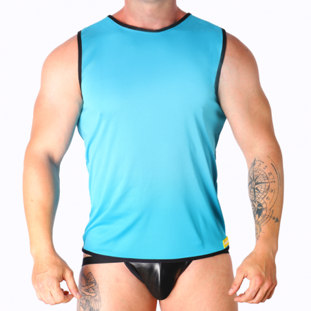 MACHO - T-SHIRT BLU L/XL