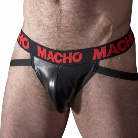 MACHO - MX25RC JOCK ROSSO PELLE L