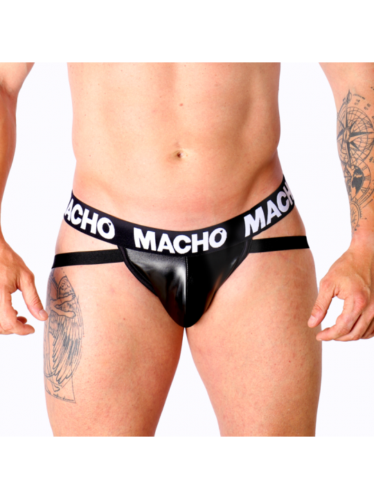 MACHO - MX25NC JOCK NERO PELLE M