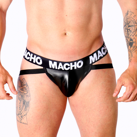 MACHO - MX25NC JOCK NERO PELLE M