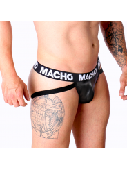 MACHO - MX25NC JOCK NERO PELLE M