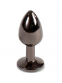 SECRETPLAY - BUTT PLUG GUNMETAL TAGLIA PICCOLA 7 CM