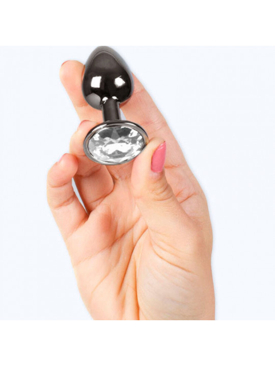 SECRETPLAY - BUTT PLUG GUNMETAL TAGLIA PICCOLA 7 CM