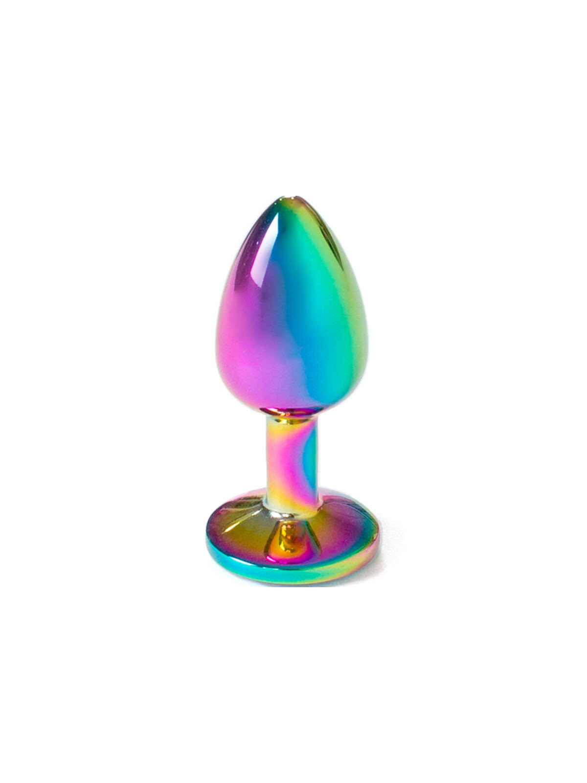 SECRETPLAY - TAPPO IN METALLO RAINBOW TAGLIA PICCOLA 7 CM