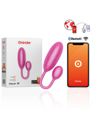 ONINDER - UOVO VIBRANTE DENVER ROSA 7 X 2,7 CM APP GRATUITA