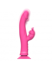 INTENSE - VIBRATORE JULIO RABBIT IN SILICONE ROSA