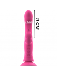 INTENSE - VIBRATORE JULIO RABBIT IN SILICONE ROSA