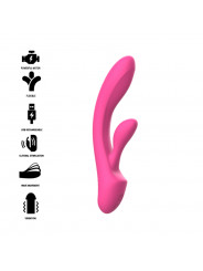 INTENSE - VIBRATORE LUIGI RABBIT SILICONE LIQUIDO ROSA