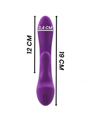 INTENSE - VIBRATORE LUIGI RABBIT SILICONE LIQUIDO VIOLA