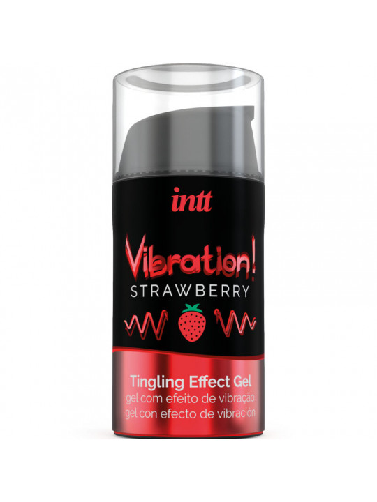 INTT - POTENTE GEL VIBRANTE LIQUIDO STIMOLANTE INTIMO FRAGOLA 15 ML