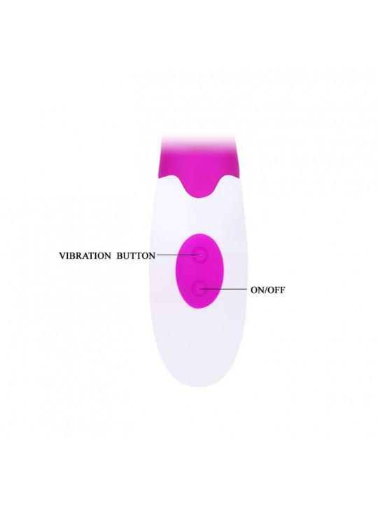 PRETTY LOVE - FLIRTATION VIBRATORE ALVIS CON STIMOLATORE DEL CLITORIDE