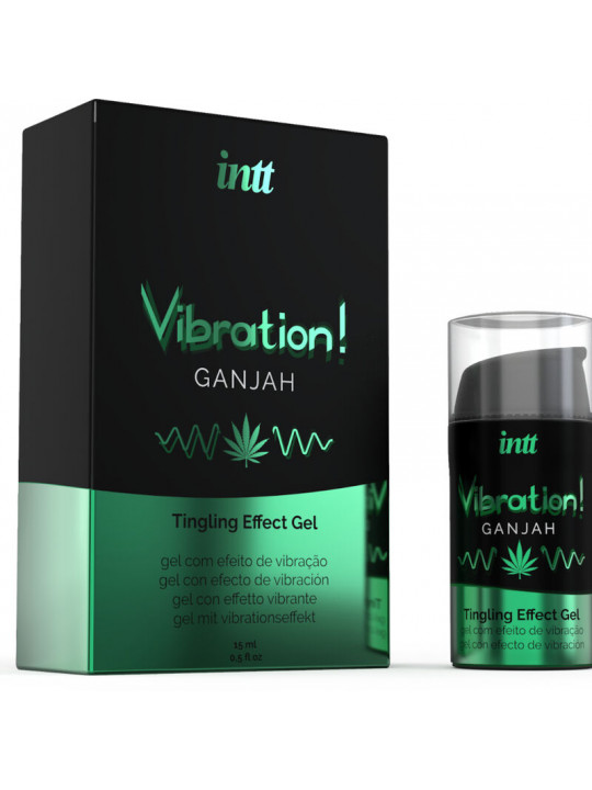 INTT - POTENTE GEL LIQUIDO VIBRANTE STIMOLANTE INTIMO CANNABIS 15ML