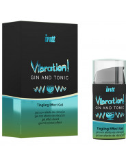 INTT - POTENTE GEL LIQUIDO VIBRATORE STIMOLANTE INTIMO GIN & TONICO 15ML