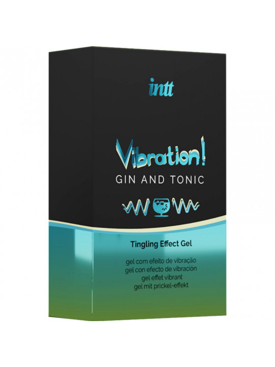 INTT - POTENTE GEL LIQUIDO VIBRATORE STIMOLANTE INTIMO GIN & TONICO 15ML