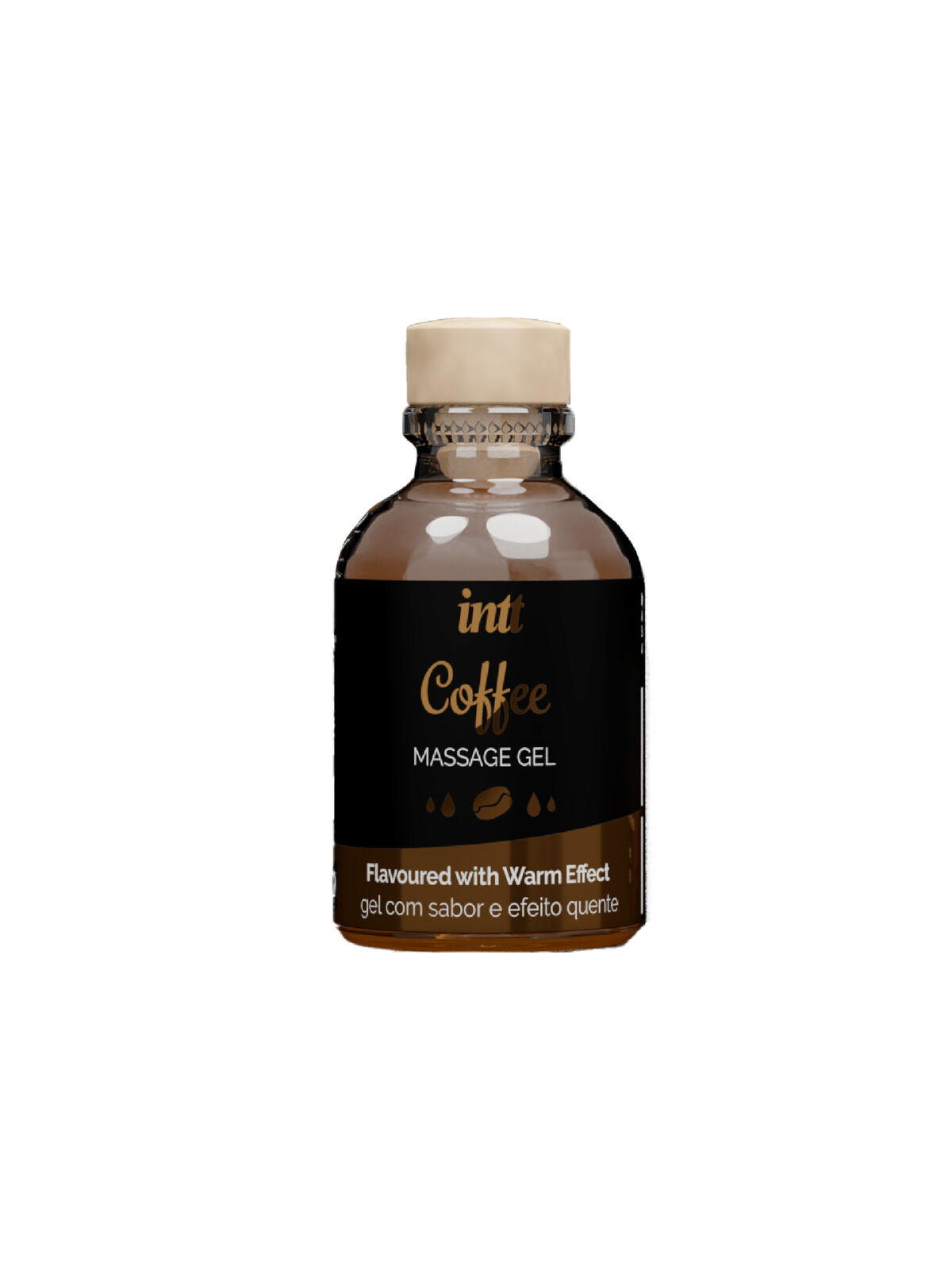 INTT MASSAGE & ORAL SEX - GEL DA MASSAGGIO AL GUSTO DI CAFFÈ EFFETTO CALDO