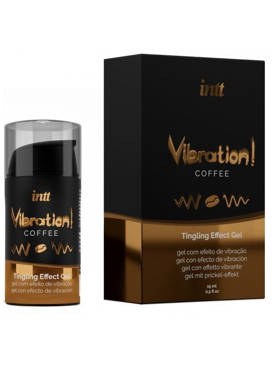 INTT MASSAGE & ORAL SEX - GEL DA MASSAGGIO AL GUSTO DI CAFFÈ EFFETTO CALDO