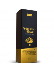 INTT MASSAGE & ORAL SEX - GEL DA MASSAGGIO AL GUSTO DI FRUTTO DELLA PASSIONE CON EFFETTO CALORE