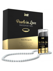 INTT MASSAGE & ORAL SEX - PERLE INNAMORATE CON COLLANA DI PERLE E GEL DI SILICONE