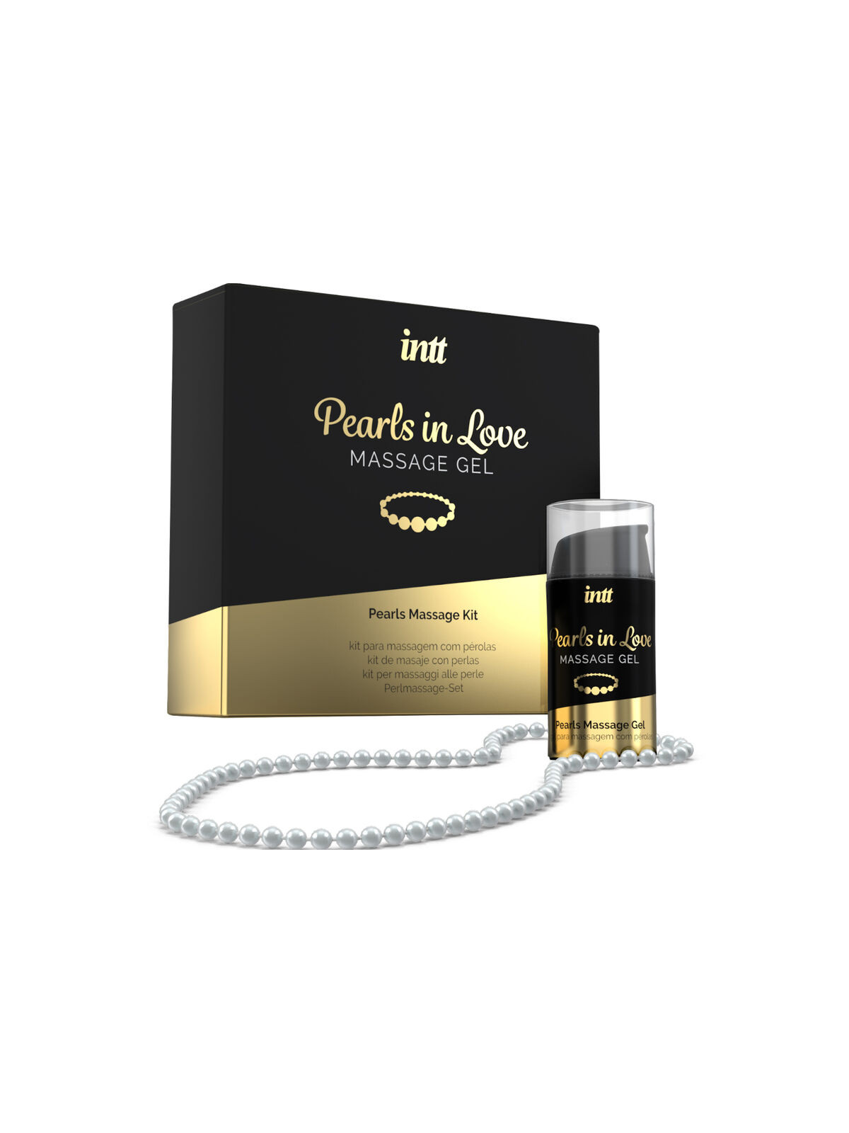 INTT MASSAGE & ORAL SEX - PERLE INNAMORATE CON COLLANA DI PERLE E GEL DI SILICONE