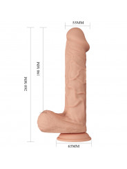 BAILE - BELLISSIMO INCONTRO BERGRISI DILDO FLESSIBILE REALISTICO 26 CM NATURALE