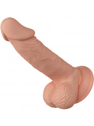 BAILE - BELLISSIMO DILDO FLESSIBILE REALISTICO ZEBULONE INCONTRO 19.4 CM NATURALE